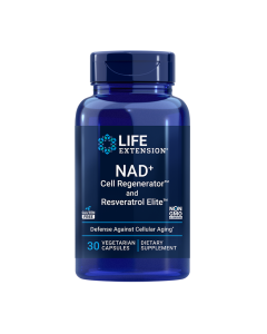 Life Extension NAD+ Cell Regenerator and Resveratrol Elite - Front view