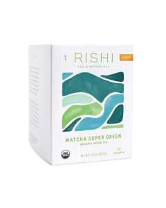 Rishi Tea Matcha Super Organic Green Tea - Front view