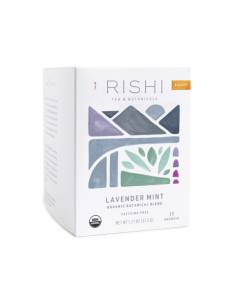 Rishi Tea Lavender Mint Herbal Tea - Front view