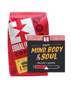 Equal Exchange Organic Mind, Body & Soul Coffee Grind - Front view