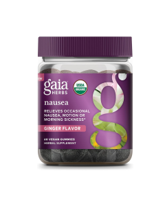 Gaia Herbs Nausea Gummies - Front view