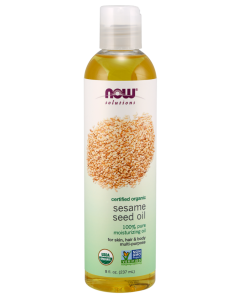 NOW Foods Sesame Seed Oil, Organic - 8 fl. oz.