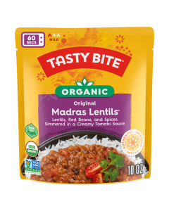 Tasty Bite Organic Mild Original Madras Lentils - Front view