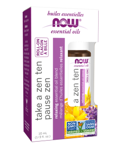 NOW Foods Take A Zen Ten Essential Oil Blend Roll-On - 10 mL