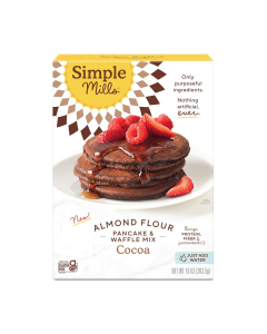 Simple Mills Cocoa Pancake and Waffle Mix - Front view
