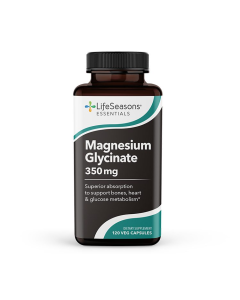 LifeSeasons Magnesium Glycinate 350mg - Front view