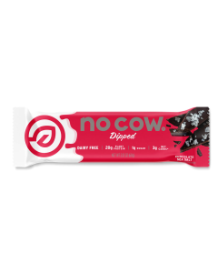 No Cow Dipped Chocolate Sea Salt Protein Bar - Front view