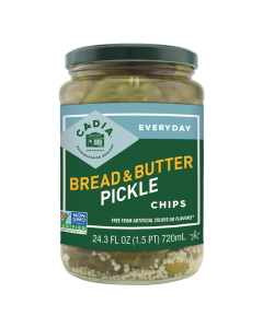 Cadia Kosher Bread and Butter Pickles - Front view