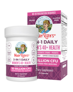 Mary Ruth's 3-in-1 Women's 40+ Daily Health Probiotic - Front view
