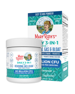 Mary Ruth's 3-in-1 Gas & Bloat Powder - Front view