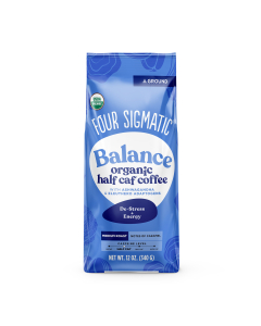 Four Sigmatic Balance Half Caf Ground Coffee, 12 oz.