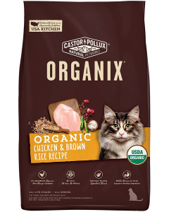 Castor & Pollux Organix Dry Cat Food, Chicken & Brown Rice