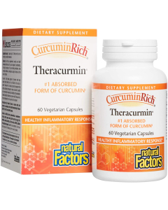 Natural Factors CuruminRich Theracurmin, 30mg, 60 Vegetarian Capsules