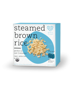 Grain Trust Organic Steamed Brown Rice - Front view