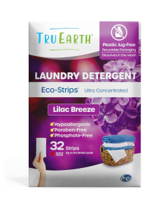 Tru Earth Eco-strips Laundry Detergent Lilac Breeze - Front view