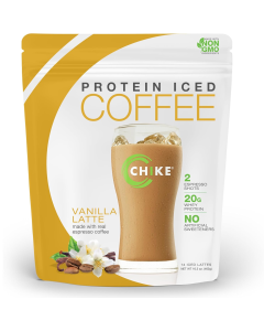 Chike Natural Vanilla Latte Protein Iced Coffee - Front view