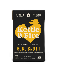 Kettle & Fire Organic Chicken Bone Broth - Front view