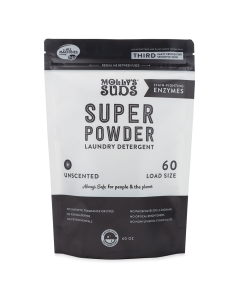 Molly's Suds Unscented Super Powder Laundry Detergent with Enzymes - Front view
