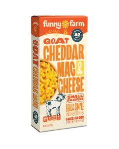 Funny Farm Mac & Cheese Goat Cheddar - Front view