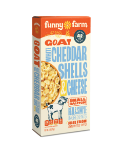 Funny Farm Goat White Cheddar Shells & Cheese - Front view