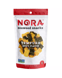 Nora Snacks Seaweed Tempura Spicy - Front view