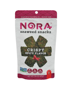 Nora Seaweed Snacks Spicy Crispy - Front view