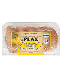 Flax4Life Lemon Zest Cookies - Front view
