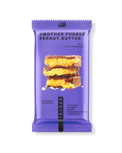 Trubar Smother Fudger Peanut Butter Protein Bar - Front view