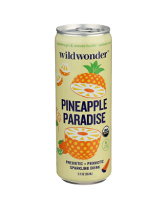 Wild Wonder Pineapple Paradise Sparkling Drink - Front view