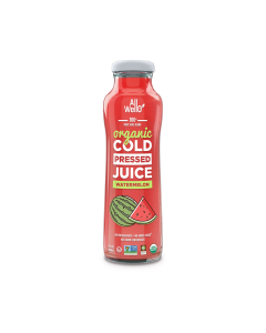 Allwello Organic Cold Pressed Watermelon Juice - Front view