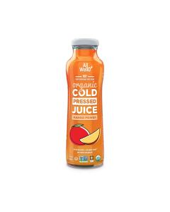 Allwello Organic Mango Power Cold-Pressed Juice - Front view