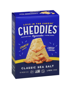 Cheddies Cheddar Cheese Classic Sea Salt Crackers - Front view