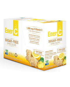 Ener-C Sugar Free Lemon Ginger Multivitamin Drink Mix - Front view