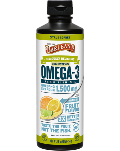 Barlean's Seriously Delicious™ Omega-3 High Potency Fish Oil Citrus Sorbet, 16 oz. 