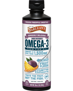 Barlean's Seriously Delicious™ Omega-3 High Potency Fish Oil Passion Pineapple Smoothie, 16 oz. 