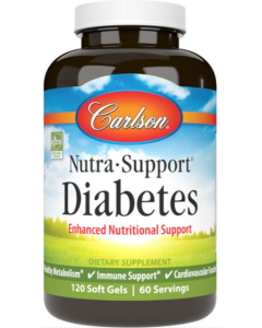 Carlson Nutra-Support® Diabetes, 120 softgels