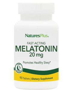 Nature's Plus Melatonin 20 mg, 90 Tablets
