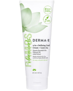 Derma E 2-In-1 Defining Curl Cream + Leave-In, 8 oz.