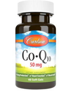 Carlson CoQ10 50 mg, 60 softgels