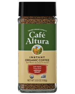 Cafe Altura Instant Organic Coffee, 3.53 oz.