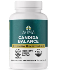 Ancient Nutrition Regenerative Organic Certified™ Candida Balance, 90 count