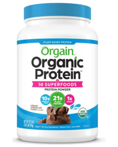 Orgain Organic Protein™ & Superfoods Plant Based Protein Powder Chocolate, 2.02 lbs.