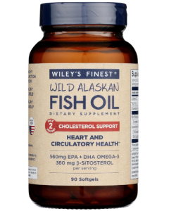 Wiley's Finest Cholesterol Support, 90 Softgels