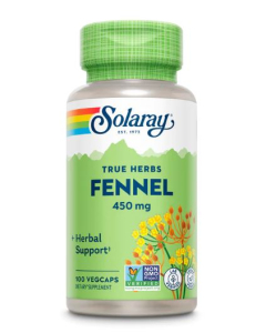 Solaray Fennel Seed  450 mg., 100 VegCaps