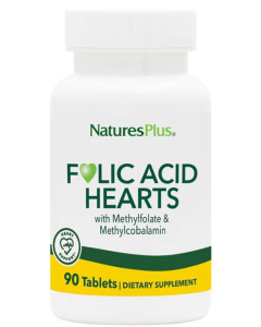 Nature's Plus Folic Acid Hearts, 90 Tablets