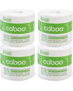 Caboo Tree Free Bamboo Toilet Paper, 4 pack