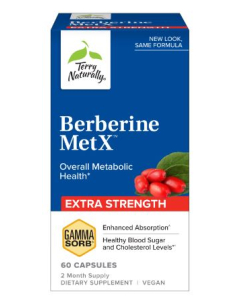 Terry Naturally Berberine MetX Extra Strength, 60 capsules