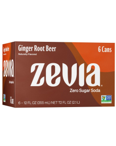 Zevia Ginger Root Beer 6-Pack - Main