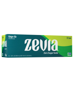 Zevia Zero Calorie Soda Ginger Ale - Front view
