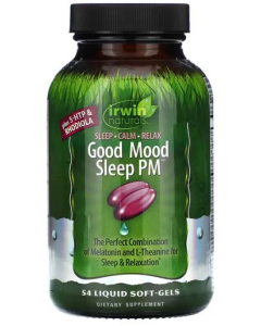 Irwin Naturals Good Mood Sleep PM, 54 Liquid Soft-Gels